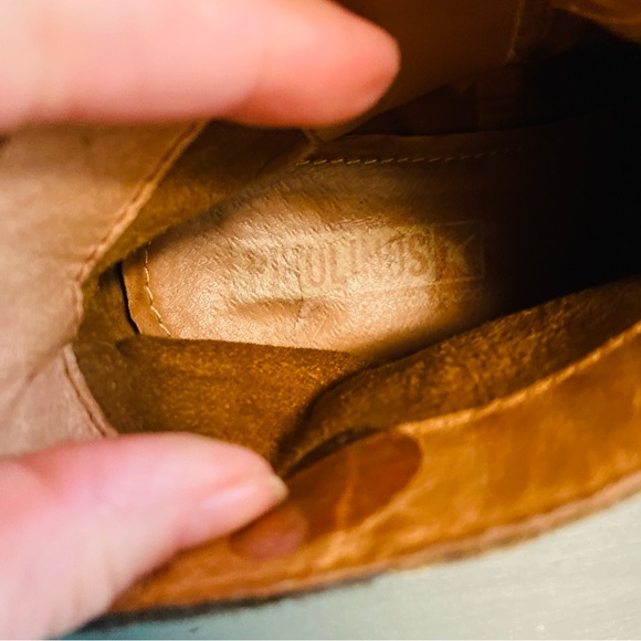 Pikolinos Gray Leather Ankle Boots Women Size 37 - Picture 8 of 8